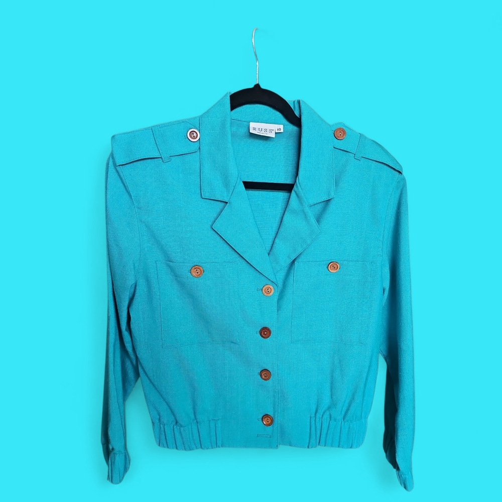 Russ Teal Collared Shirt